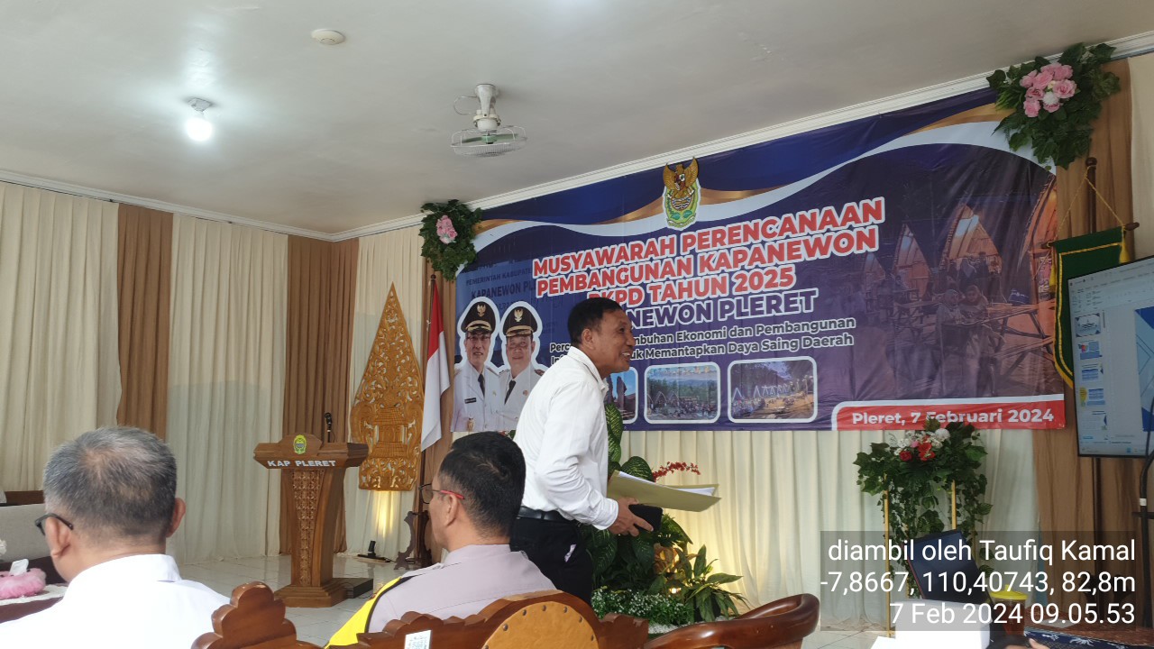 Musyawarah Perencanaan Pembangunan Kapanewon RKPD Tahun 2025