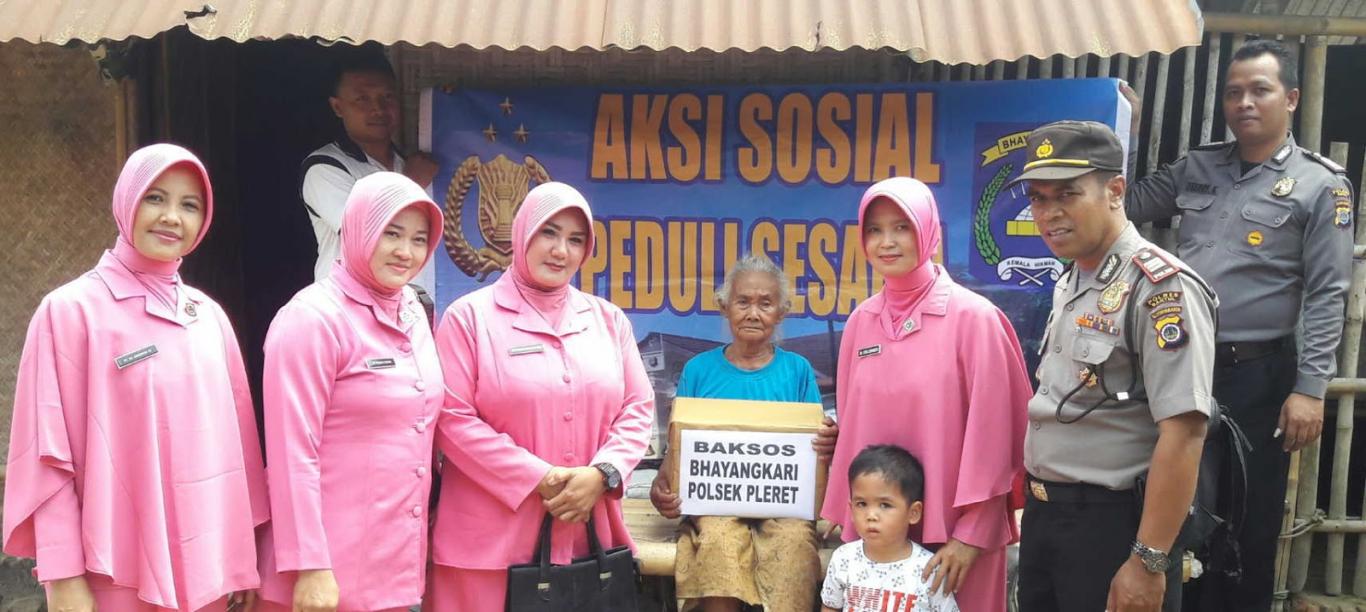 Giat Bakti Sosial Polsek di Dusun Gunungkelir