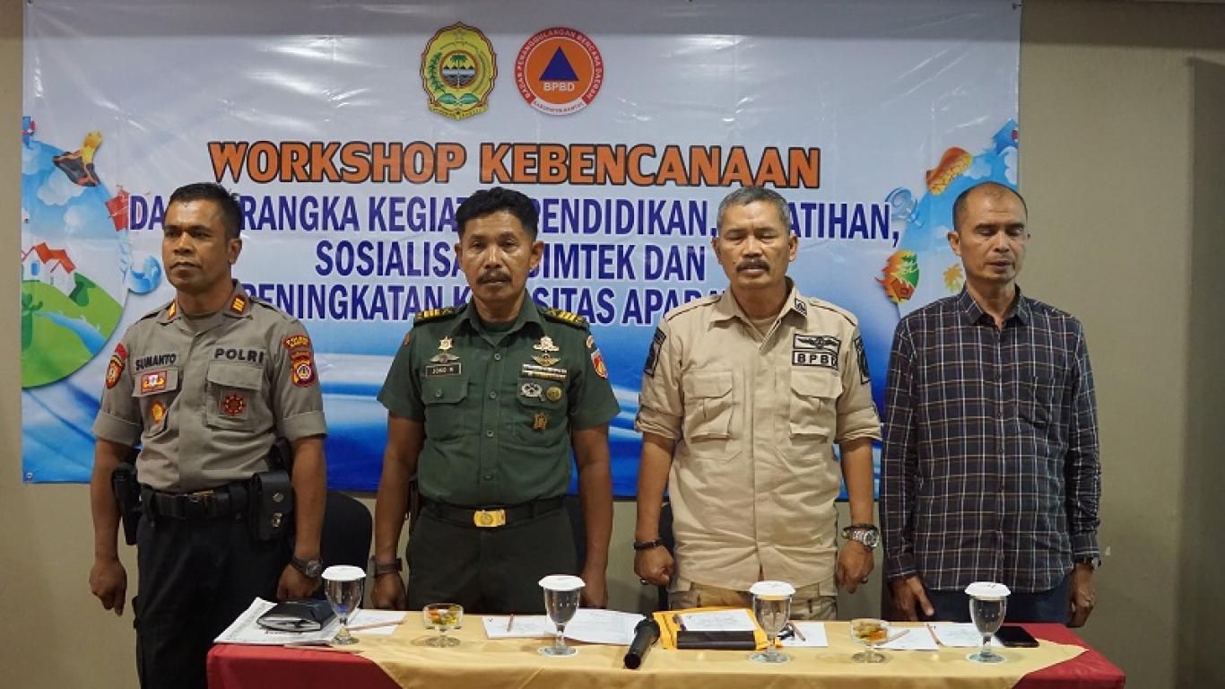 Workshop kebencanaan BPBD Kabupaten Bantul