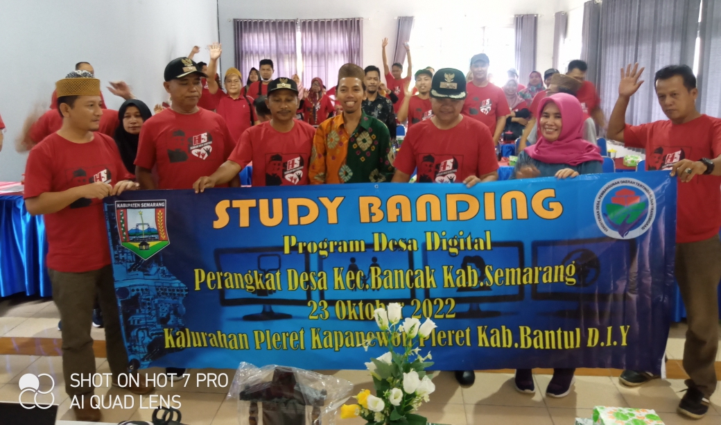 Study Banding Digitalisasi Pemerintahan Desa dari Kecamatan Bancak Kabupaten Semarang 